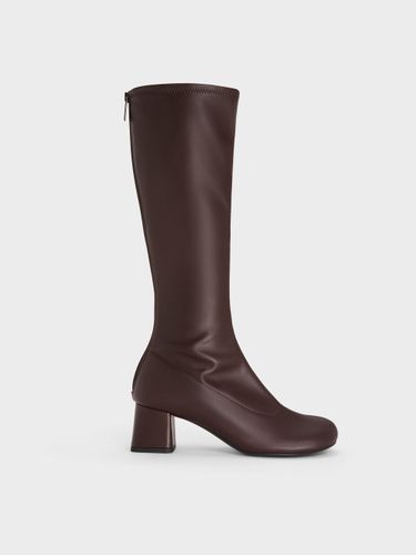Bottes Hautes à Talons Carrés - Charles & Keith - Modalova