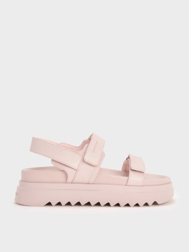 Charles & Keith - Sandales à plateforme à double lanière et semelle striée - Charles & Keith - Modalova