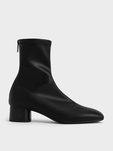 Charles & Keith - Bottines à talon avec surpiqûre - Charles & Keith - Modalova