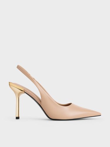 Charles & Keith - Escarpins à talon aiguille métallique et bout pointu - Charles & Keith - Modalova