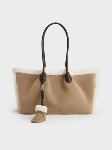 Cabas XL Bordé de Fourrure Cosima - Charles & Keith - Modalova