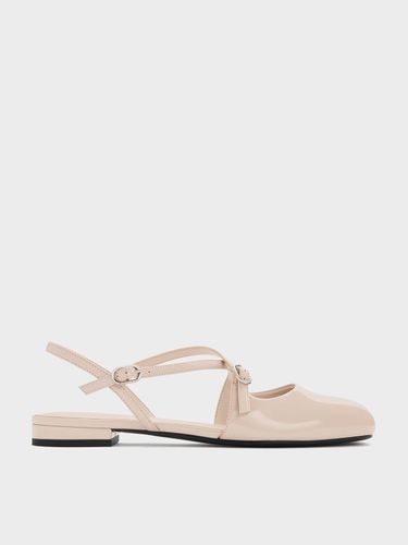 Charles & Keith - Chaussures vernies à bride arrière et boucle - Charles & Keith - Modalova