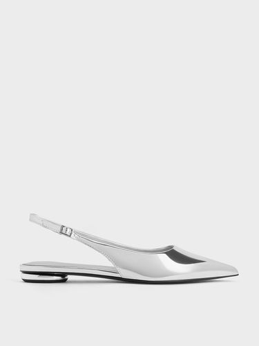 Charles & Keith - Escarpins métalliques à bride arrière et bout pointu - Charles & Keith - Modalova