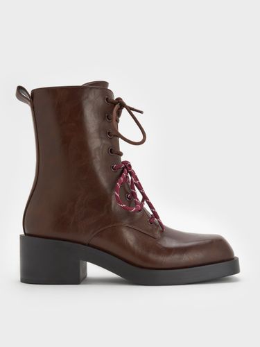 Charles & Keith - Bottes militaires montantes à double lacet Logan - Charles & Keith - Modalova