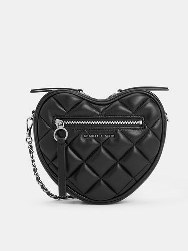 Charles & Keith - Sac bandoulière matelassé en forme de cœur Philomena - Charles & Keith - Modalova