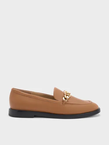 Charles & Keith - Mocassins en cuir avec chaîne Gabine - Charles & Keith - Modalova