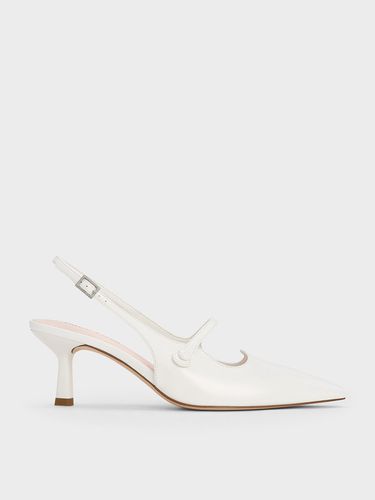 Charles & Keith - Escarpins Mary Jane à bout pointu et bride arrière - Charles & Keith - Modalova