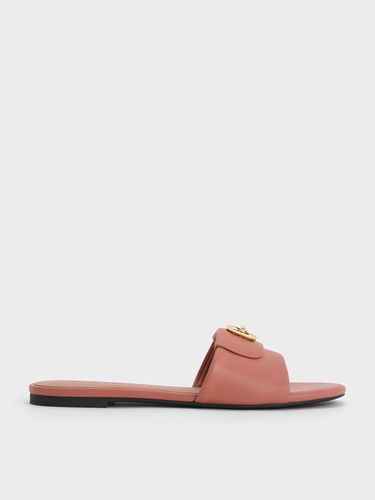 Charles & Keith - Sandales à enfiler avec détail métallique - Charles & Keith - Modalova