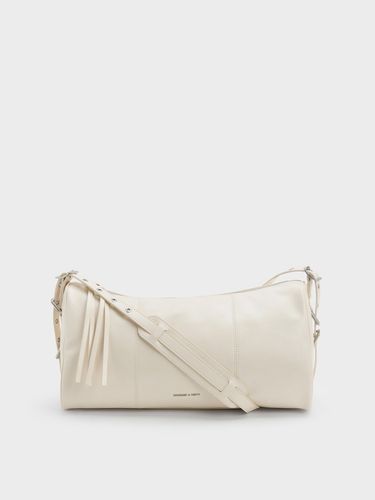 Charles & Keith - Sac à bandoulière avec lanière oeillets et empiècement Bryna - Charles & Keith - Modalova