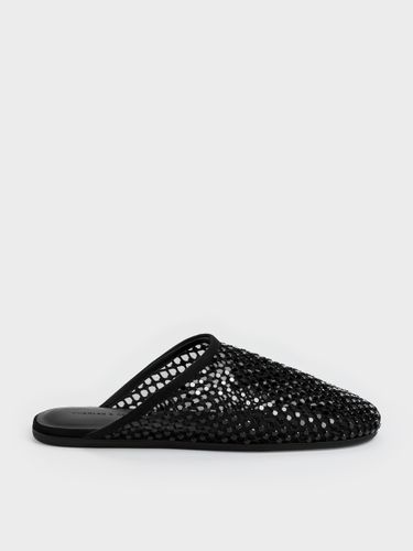 Mules Plates en Maille et Cristaux Maggie - Charles & Keith - Modalova