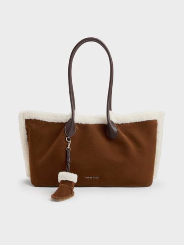 Cabas XL Bordé de Fourrure Cosima - Charles & Keith - Modalova