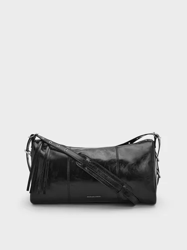 Charles & Keith - Sac à bandoulière avec lanière oeillets et empiècement Bryna - Charles & Keith - Modalova