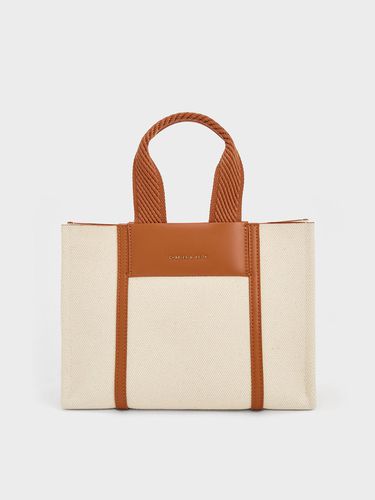 Charles & Keith - Mini sac cabas en toile Shalia - Charles & Keith - Modalova