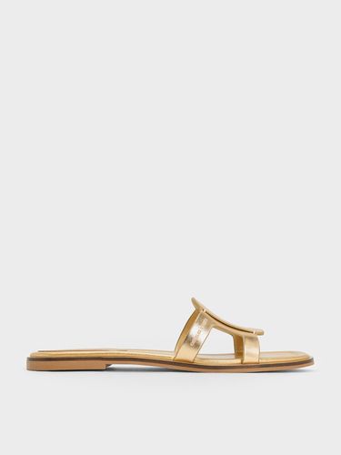Charles & Keith - Claquettes ajourées métallisées Easley - Charles & Keith - Modalova