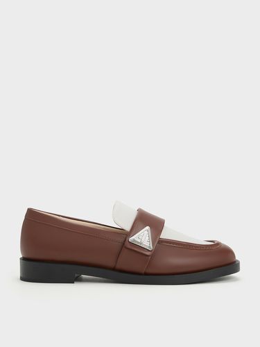 Charles & Keith - Mocassins bicolores à détail métallique Trice - Charles & Keith - Modalova