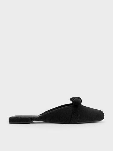 Charles & Keith - Mules texturées à nœud Loey - Charles & Keith - Modalova