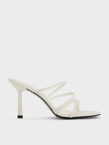 Charles & Keith - Mules asymétriques à talon et bout carré - Charles & Keith - Modalova