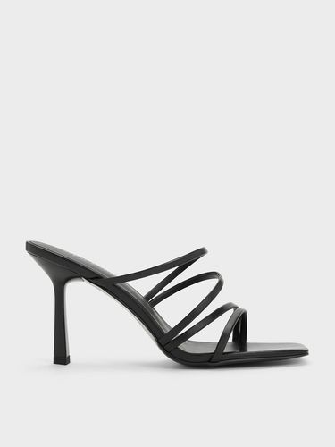 Charles & Keith - Mules asymétriques à talon et bout carré - Charles & Keith - Modalova