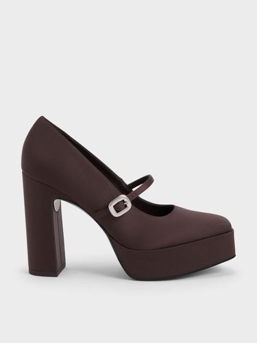 Charles & Keith - Chaussures Mary Jane vernies à plateforme - Charles & Keith - Modalova