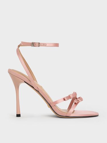 Charles & Keith - Sandales à talon aiguille et bride de cheville en polyester recyclé Jessy - Charles & Keith - Modalova