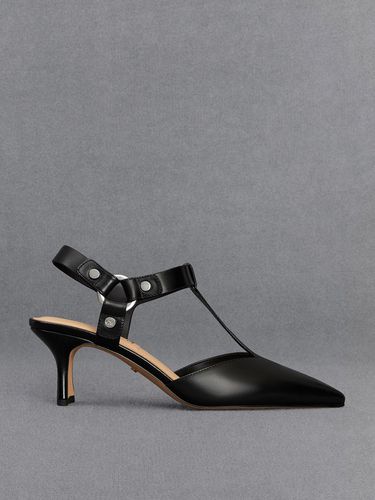 Charles & Keith - Escarpins salomé à boucle en cuir - Charles & Keith - Modalova