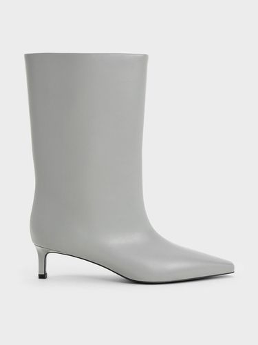 Charles & Keith - Bottes montantes à bout effilé et talon de chaton - Charles & Keith - Modalova