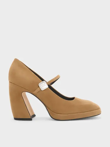 Charles & Keith - Mary Jane à plateforme en suède Jyll - Charles & Keith - Modalova