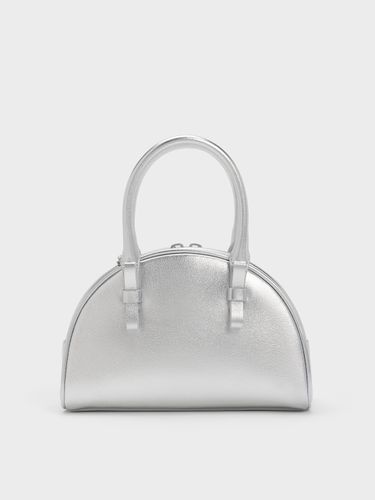 Charles & Keith - Sac bowling demi-lune en satin - Charles & Keith - Modalova