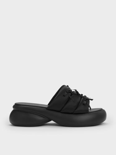 Charles & Keith - Sandales sportives bouffantes à nœud en polyester recyclé - Charles & Keith - Modalova