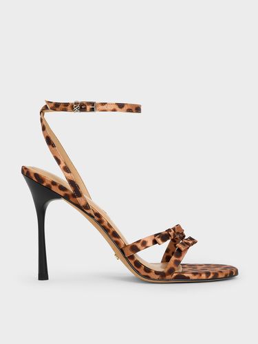 Charles & Keith - Sandales à talon aiguille et bride de cheville en polyester recyclé Jessy - Charles & Keith - Modalova