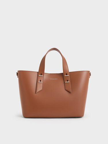 Charles & Keith - Sac à double poignée à détail métallique - Charles & Keith - Modalova