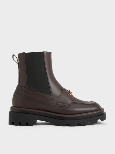 Charles & Keith - Bottes Chelsea en cuir Gabine - Charles & Keith - Modalova