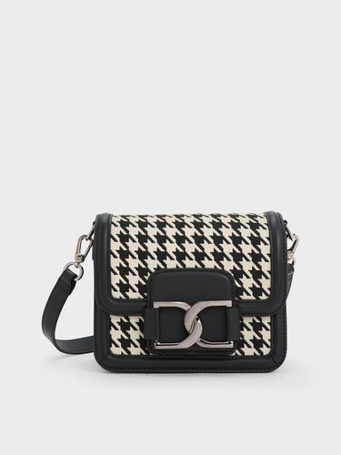 Charles & Keith - Sac bandoulière en cuir pied-de-poule Gabine - Charles & Keith - Modalova