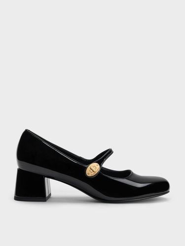 Charles & Keith - Mary Jane vernies à talon carré et boucle métallique - Charles & Keith - Modalova