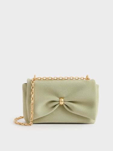 Sac Porté Épaule à Chaîne et Fronces Halsey - Charles & Keith - Modalova