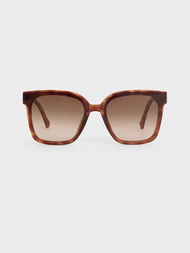 Charles & Keith - Lunettes de soleil de tortue pliables Brea - Charles & Keith - Modalova