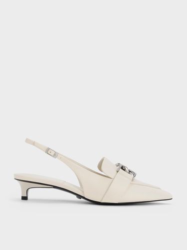 Charles & Keith - Escarpins en cuir à bride arrière Gabine - Charles & Keith - Modalova