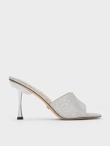Charles & Keith - Mules à talons pailletés en polyester recyclé Demi - Charles & Keith - Modalova