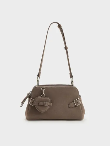 Sac Bandoulière Nellie avec Charme Cœur - Charles & Keith - Modalova