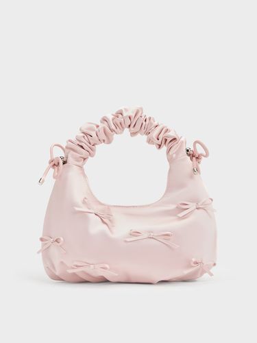 Charles & Keith - Sac en satin à poignée froncée et noeud - Charles & Keith - Modalova