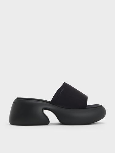 Charles & Keith - Mules en soie à plateforme Baxie - Charles & Keith - Modalova