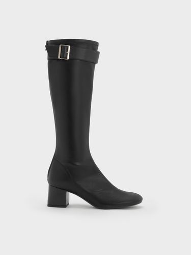 Charles & Keith - Bottes hautes à boucle et talon Gerry - Charles & Keith - Modalova