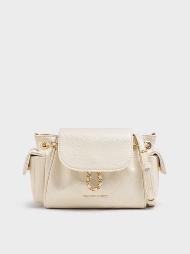 Charles & Keith - Sac à dos matelassé à double rabat avant Duo - Charles & Keith - Modalova