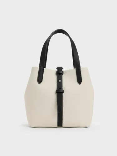 Mini sac seau bicolore Beryl - Charles & Keith - Modalova