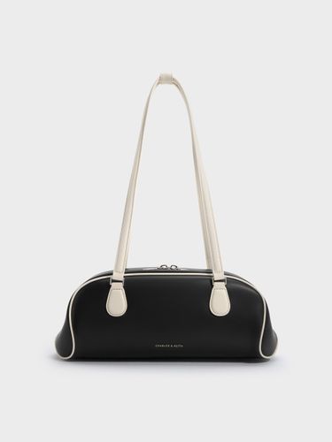 Charles & Keith - Sac porté épaule allongé bicolore Nelly - Charles & Keith - Modalova