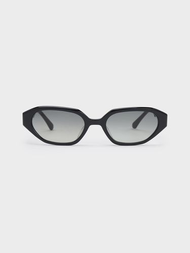 Charles & Keith - Lunettes de soleil ovales en acétate - Charles & Keith - Modalova