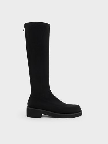 Charles & Keith - Bottes hautes à semelle épaisse en suédine - Charles & Keith - Modalova