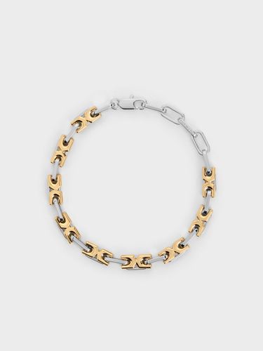 Bracelet bicolore à maillons Adalyn - Charles & Keith - Modalova