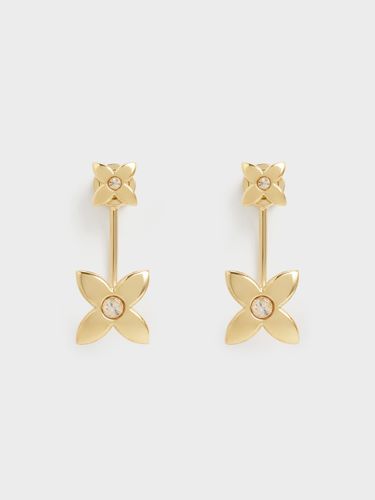 Charles & Keith - Boucles d'oreilles à clous en cristal à motif floral Felicity - Charles & Keith - Modalova