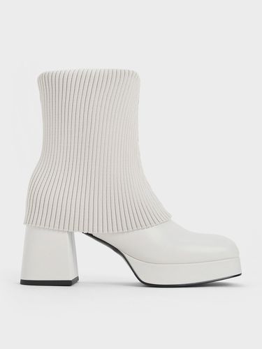 Charles & Keith - Bottines en maille Evie - Charles & Keith - Modalova